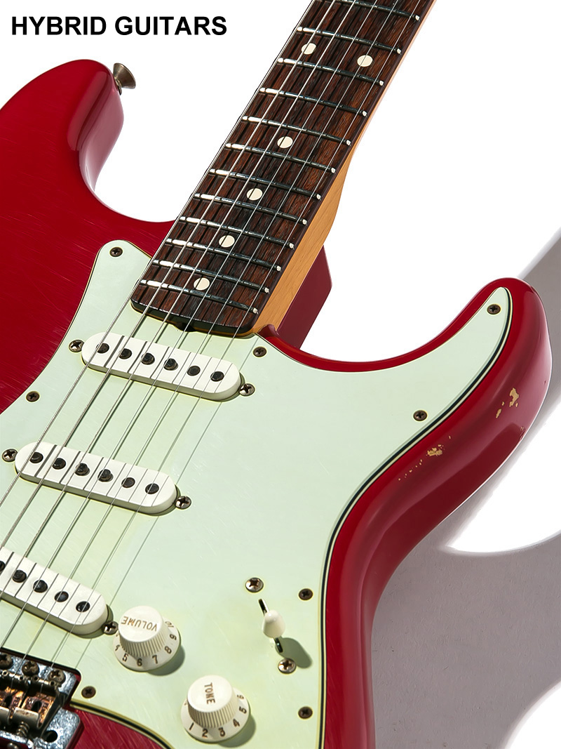 Fender Custom Shop 1960 Stratocaster Relic Dakota Red Matching Head 9