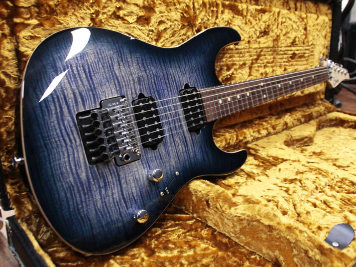 Suhr Modern Pro Faded Trans Whale Blue Burst 1