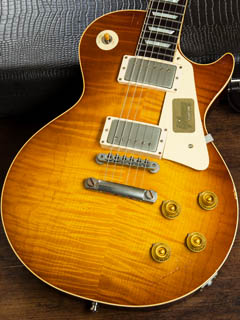 Gibson Custom Shop Tak Matsumoto 1959 Les Paul Aged & Signed ボディー正面 サムネイル
