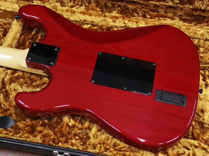moon Stratocaster Type Trans Red Flame EMG PU 4