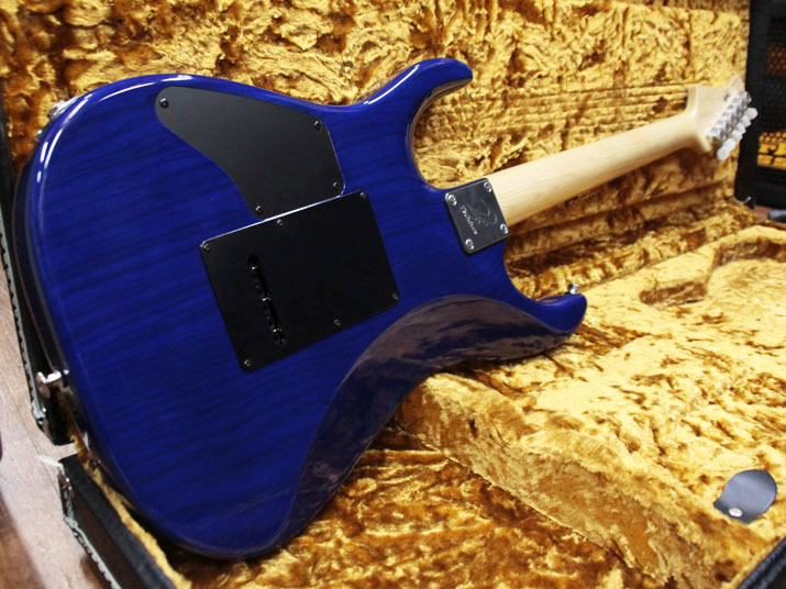 T's Guitars DST-Pro 24 Selected Quilt Whale Blue Burst 3