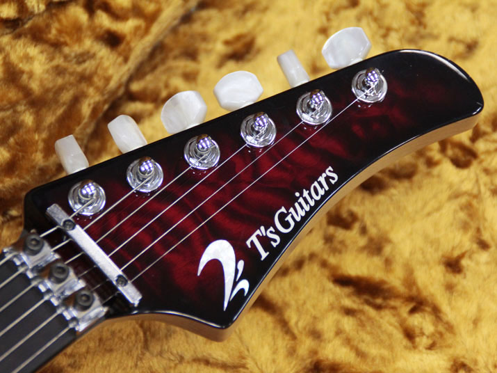 T's Guitars DST-Pro 24 Quilt Fire Burst 6