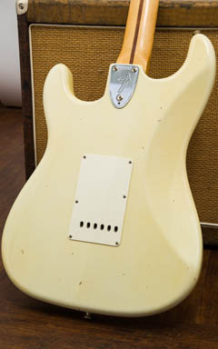 Fender Custom Shop MBS 1972 Stratocaster Closet Classic Olympic White Master Built by Dale Wilson 2014 ボディー裏面 サムネイル