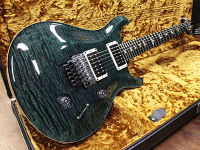 Paul Reed Smith(PRS) Floyd Custom 24 10 Top Teal Black Matched Stain Neck