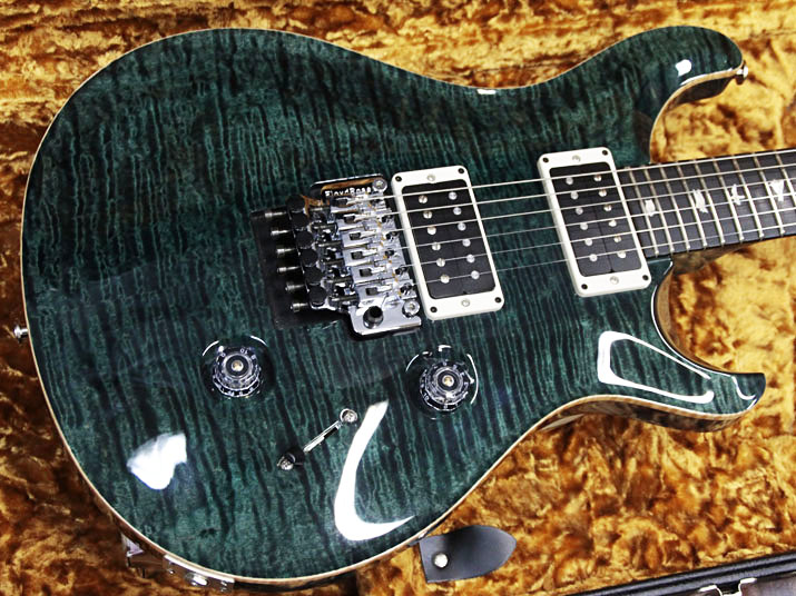 Paul Reed Smith(PRS) Floyd Custom 24 10 Top Teal Black Matched Stain Neck 2