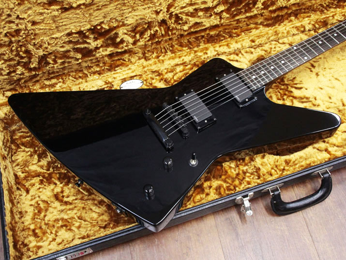 Epiphone Custom Shop Limited Edition 1984 Explorer EX Ebony EMG Pickup 2