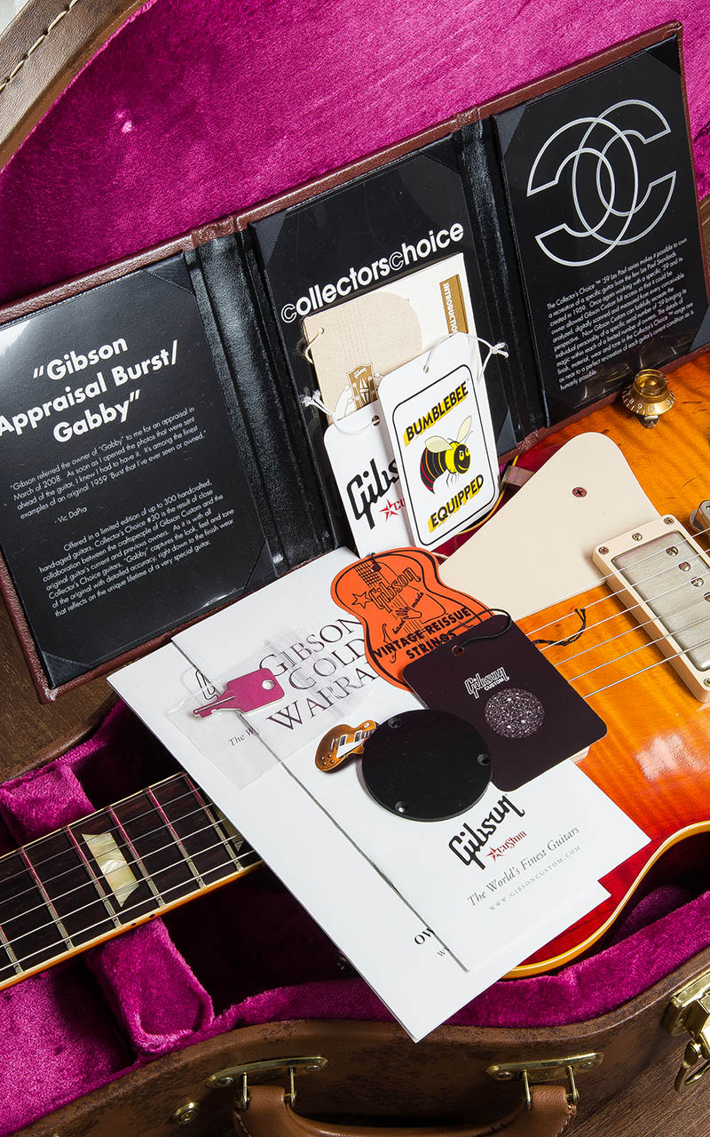 Gibson Custom Shop Collector's Choice #30 1959 Les Paul Appraisal Burst Gabby Aged 9