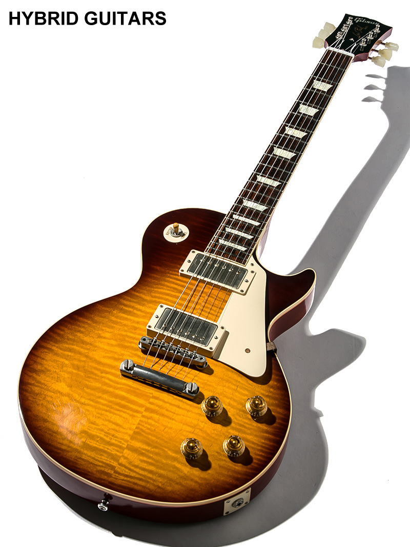 Gibson Custom Shop Hand Select Historic Collection 1958 Les Paul Figured VOS Kindred Burst Fade 2014 1