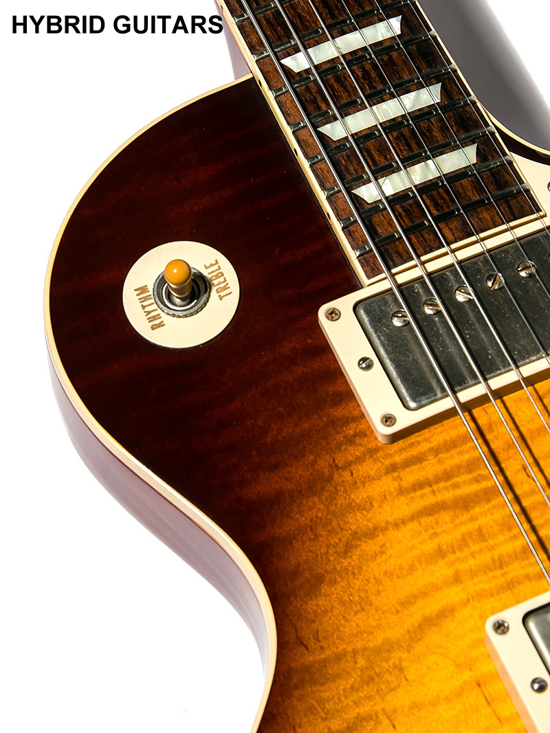 Gibson Custom Shop Hand Select Historic Collection 1958 Les Paul Figured VOS Kindred Burst Fade 2014 10