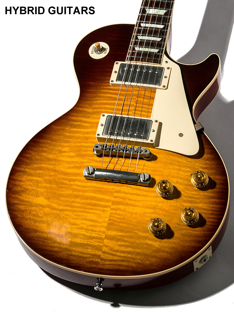 Gibson Custom Shop Hand Select Historic Collection 1958 Les Paul Figured VOS Kindred Burst Fade 2014 3