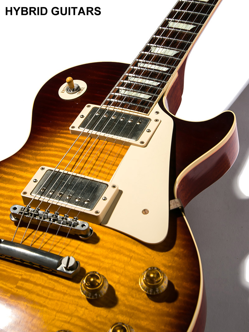 Gibson Custom Shop Hand Select Historic Collection 1958 Les Paul Figured VOS Kindred Burst Fade 2014 9