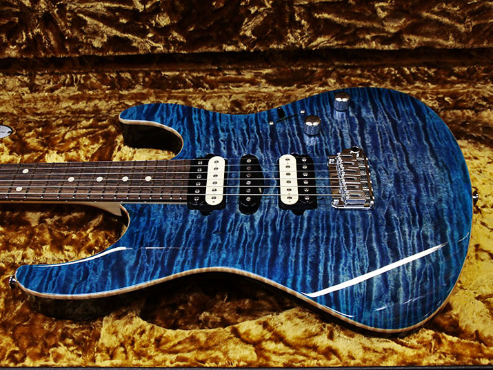 Suhr Modern Aqua Blue Burst 3