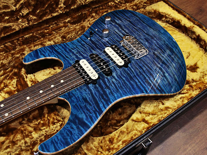 Suhr Modern Aqua Blue Burst 4