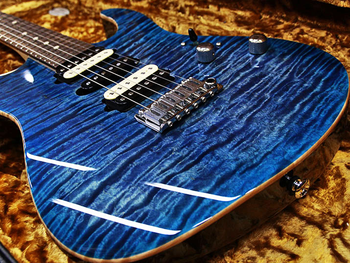 Suhr Modern Aqua Blue Burst 5