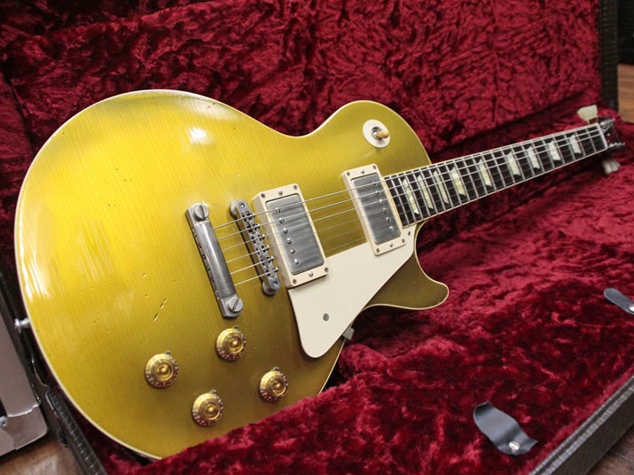 Gibson Custom Shop Hand Select Historic Collection 1957 Les Paul Standard Reissue Heavily Aged Antique Gold 2014 1