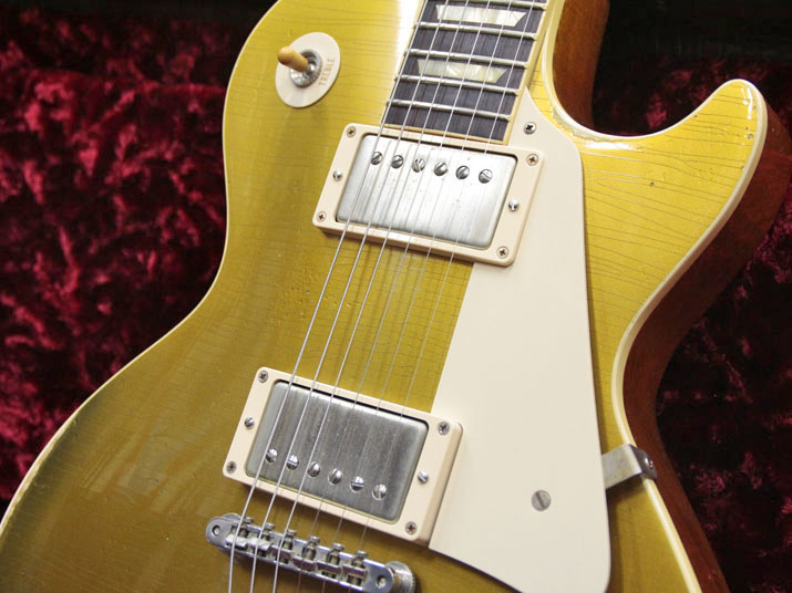 Gibson Custom Shop Hand Select Historic Collection 1957 Les Paul Standard Reissue Heavily Aged Antique Gold 2014 3