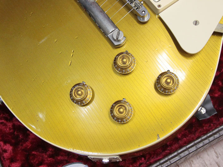 Gibson Custom Shop Hand Select Historic Collection 1957 Les Paul Standard Reissue Heavily Aged Antique Gold 2014 4