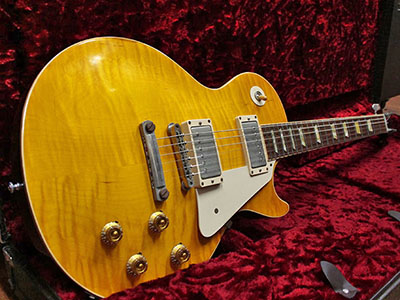 Gibson Custom Shop Historic Collection 1960 Les Paul Reissue AA Figured VOS Butter Scotch