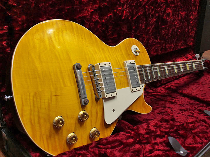 Gibson Custom Shop Historic Collection 1960 Les Paul Reissue AA Figured VOS Butter Scotch 1
