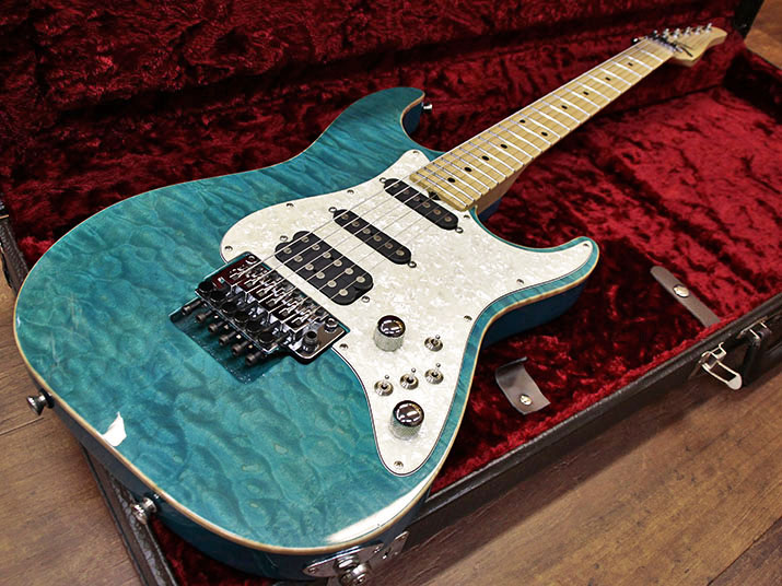 Tom Anderson Drop Top Classic Bora Bora Blue 中古 ギター買取の東京新宿ハイブリッドギターズ