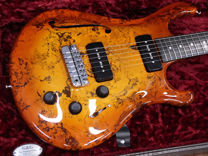 Flaxwood LIEKKI Trem Aurinko Orange Burst 2