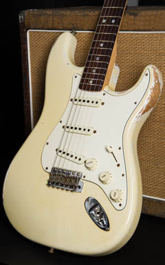 Fender Custom Shop MBS 1972 Stratocaster Heavy Relic Olympic White Master Built by Dale Wilson ボディー正面 サムネイル