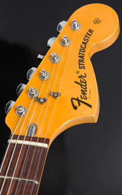 Fender Custom Shop MBS 1972 Stratocaster Heavy Relic Olympic White Master Built by Dale Wilson ヘッド正面 サムネイル