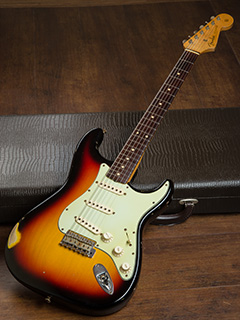 Fender Custom Shop Limited MBS 1960 Stratocaster Relic 3TS Brazilian Rosewood(BZF) Fingerboard Master Built by Dennis Galuszka 全体正面 サムネイル