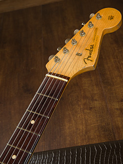 Fender Custom Shop Limited MBS 1960 Stratocaster Relic 3TS Brazilian Rosewood(BZF) Fingerboard Master Built by Dennis Galuszka ヘッド正面 サムネイル