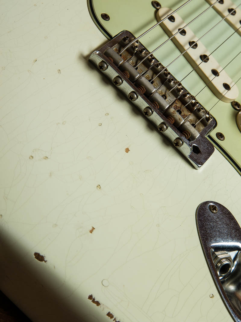 Fender Custom Shop Limited Master Built 1960 Stratocaster Relic O.White Brazilian Rosewood by Dennis Galuszka 11