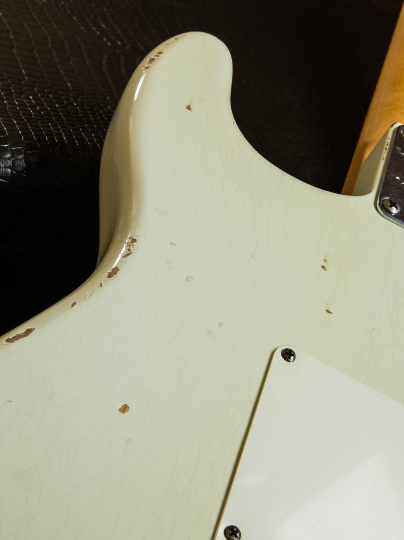 Fender Custom Shop Limited Master Built 1960 Stratocaster Relic O.White Brazilian Rosewood by Dennis Galuszka 14
