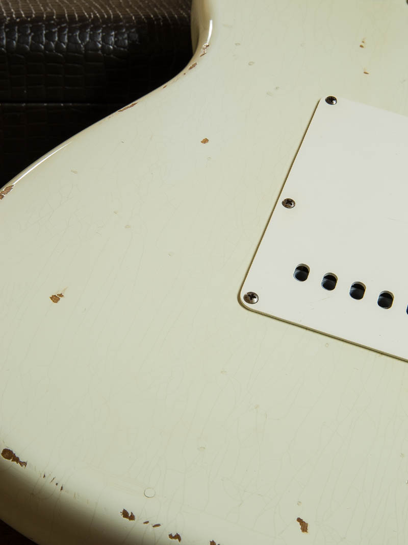 Fender Custom Shop Limited Master Built 1960 Stratocaster Relic O.White Brazilian Rosewood by Dennis Galuszka 15