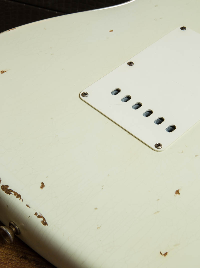 Fender Custom Shop Limited Master Built 1960 Stratocaster Relic O.White Brazilian Rosewood by Dennis Galuszka 16
