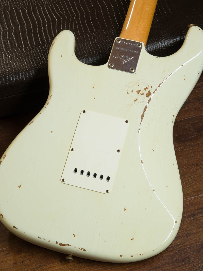 Fender Custom Shop Limited Master Built 1960 Stratocaster Relic O.White Brazilian Rosewood by Dennis Galuszka 4