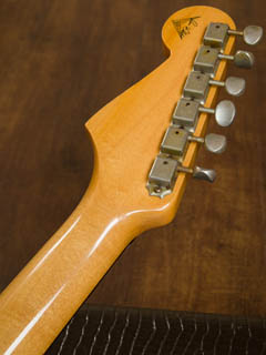 Fender Custom Shop Limited Master Built 1960 Stratocaster Relic O.White Brazilian Rosewood (BZF)  by Dennis Galuszka ヘッド裏面 サムネイル