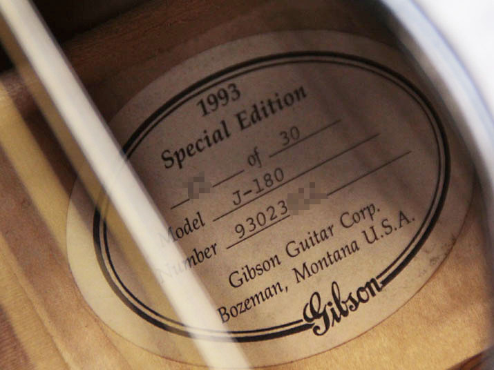 Gibson Custom Shop International Collection Series J-180 Special Edition 10
