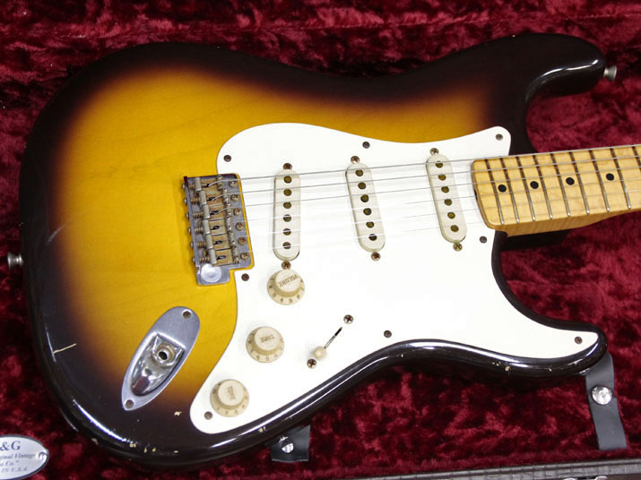 Fender Custom Shop Limited Edition 1956 Stratocaster Relic 2TS by Master Builder Apprentice Paul Waller 2