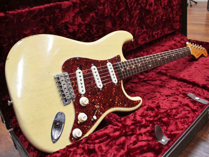 Fender Custom Shop 1960 Stratocaster Ash Body Relic Vintage Blonde 1