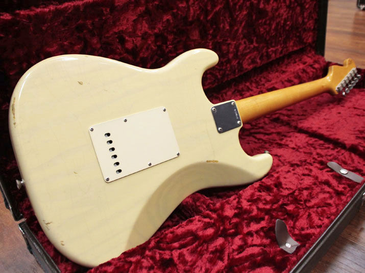 Fender Custom Shop 1960 Stratocaster Ash Body Relic Vintage Blonde 5