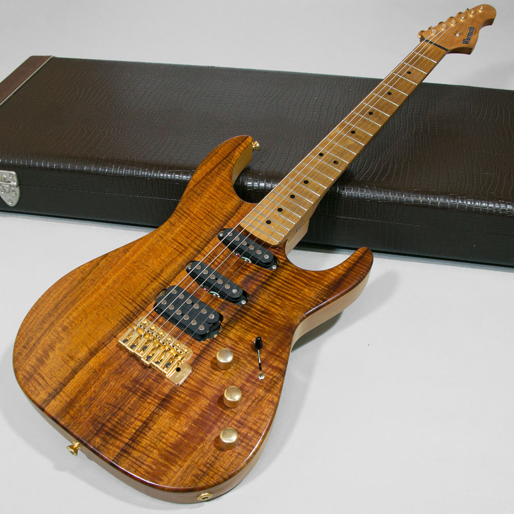 Warmoth Stratocaster Type Flame KOA  with Tom Anderson Pickups 1