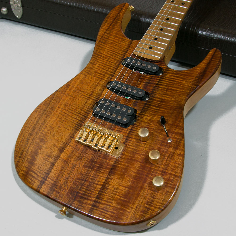 Warmoth Stratocaster Type Flame KOA  with Tom Anderson Pickups 10