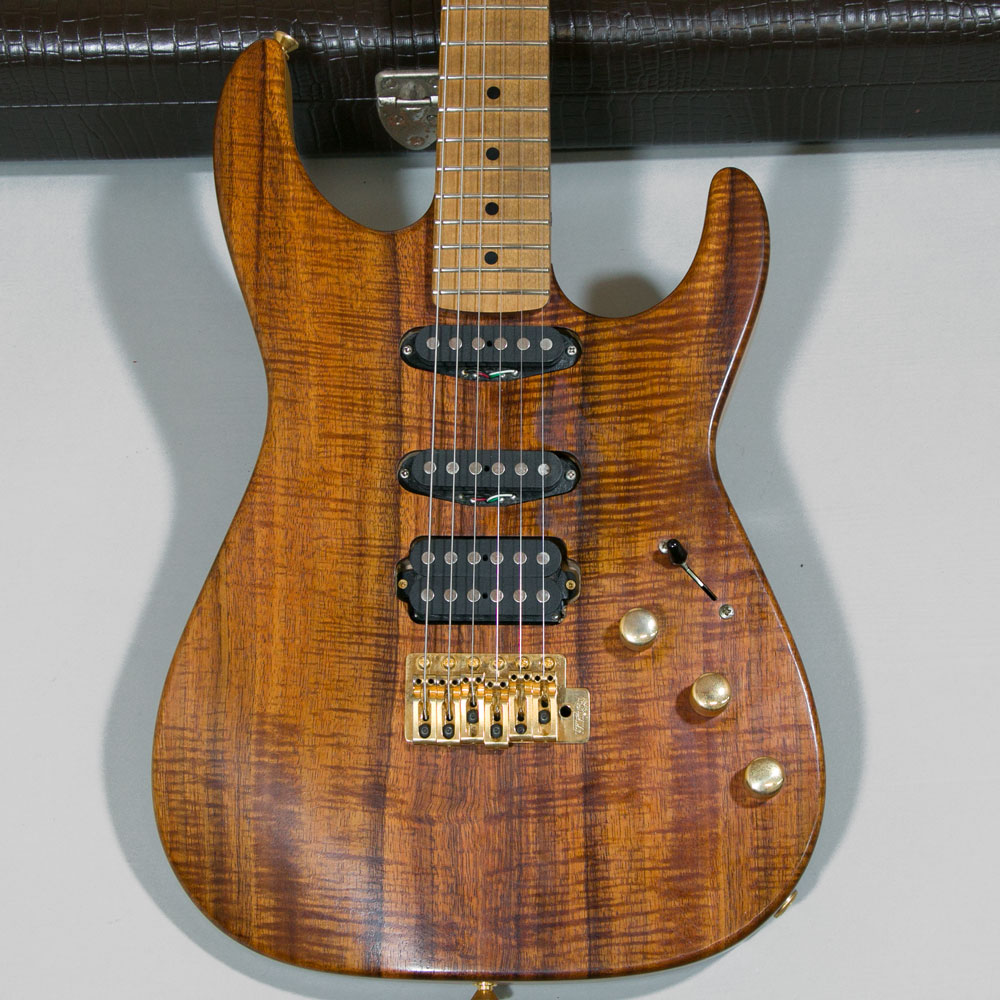 Warmoth Stratocaster Type Flame KOA  with Tom Anderson Pickups 11