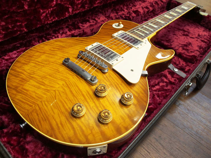 Gibson Custom Shop 20th Anniversary Historic 1959 Les Paul Reissue Murphy Burst 2013 Green Lemon 1