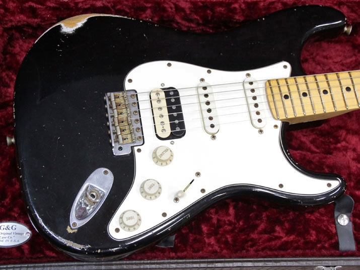 Fender Custom Shop Maser Built 1966 Stratocaster Relic Black HSS by Todd Krause  2