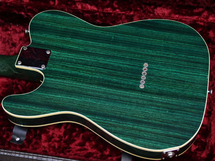 Freedom Custom Guitar Research Green Pepper Trans Green 6