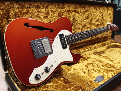 Freedom Custom Guitar Research Black Pepper Candy Apple Red