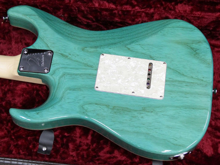 T's Guitars DST-Classic 22 Droptop Quilt Faded Bora Bora Blue 6