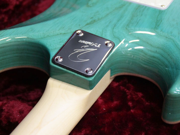 T's Guitars DST-Classic 22 Droptop Quilt Faded Bora Bora Blue 7