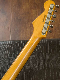 Edwards Stratocaster Type Burgundy Mist ヘッド裏面 サムネイル