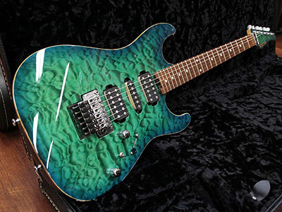 Schecter EX-V Caribbean Burst
